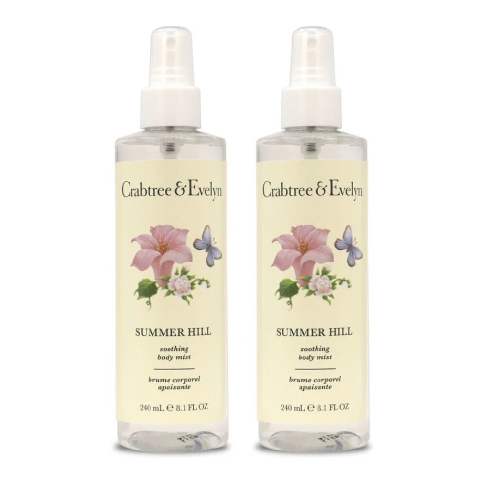 2pc Crabtree & Evelyn Summer Hill 8.1oz Women's Gift